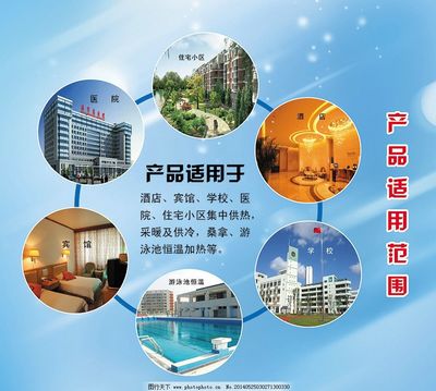 空氣能適用范圍展板圖片,中科福德 中國 著名 品牌-